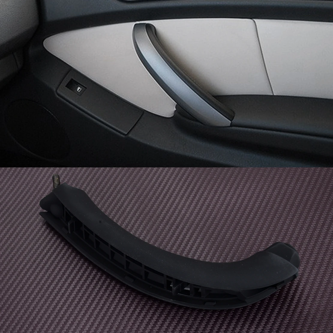 

Black Car Front Right Inner Door Side Pull Handle Panel 51418265078 Fit for BMW E53 X5 1999 2000 2001 2002 2003 2004 2005 2006