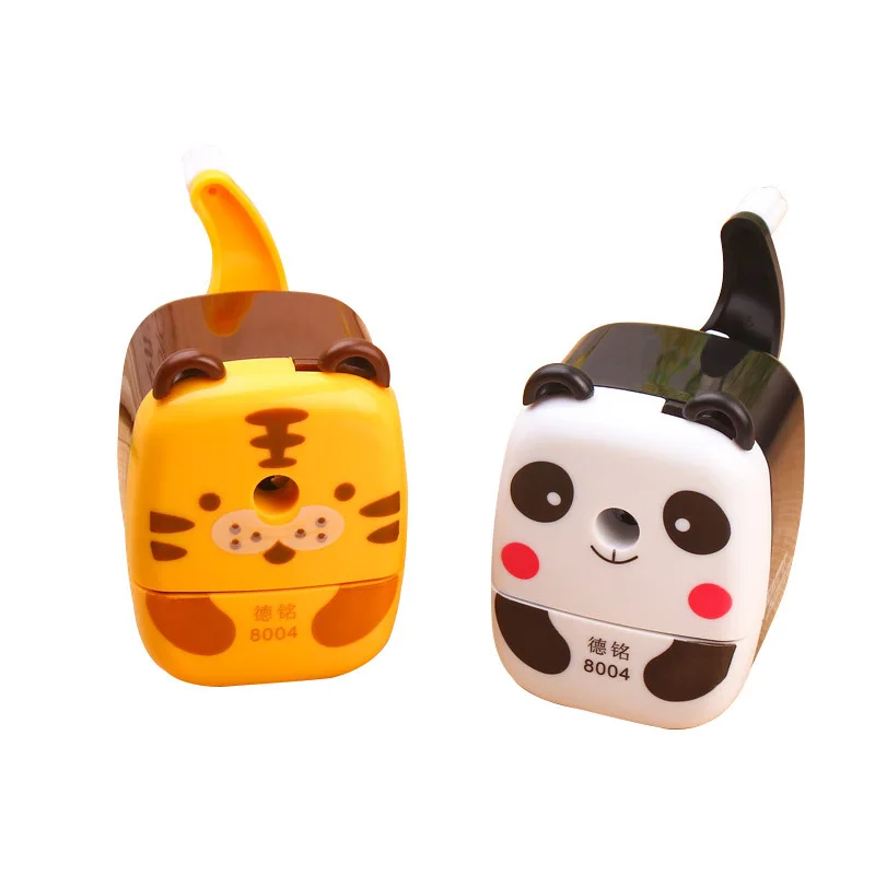

Cute Cartoon Animals Pencil Sharpener Panda Hand Crank Manual Pen Cutter Tool