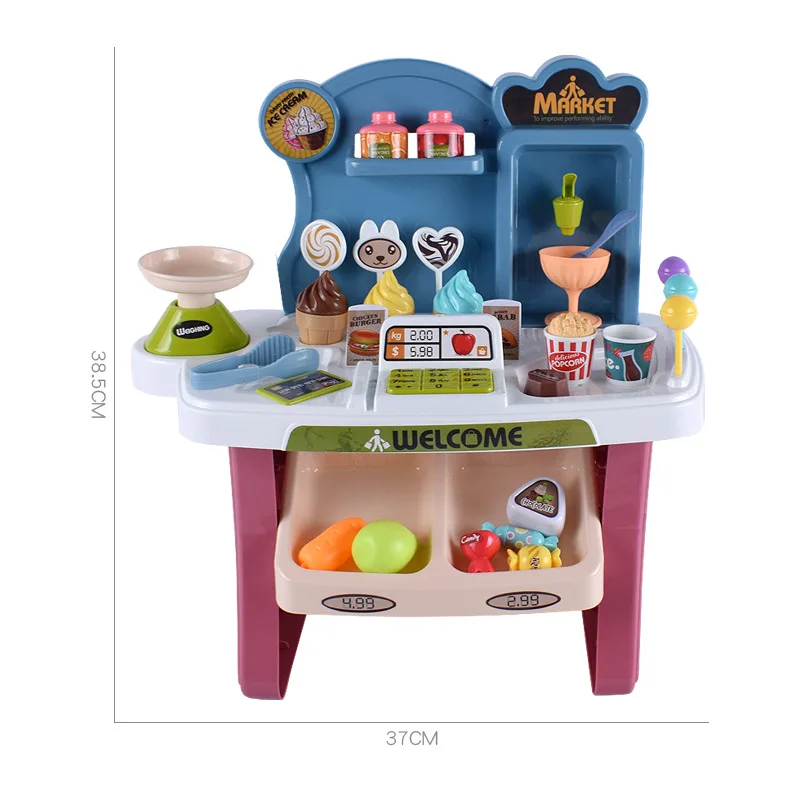 Имитация игры кухонные игрушки касса для супермаркета верстак детей подарок на
