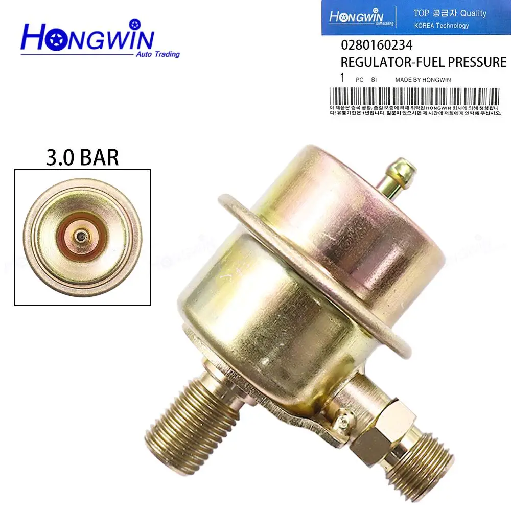 

Регулятор давления топлива впрыска 0280160234 3,0 бар для Renault 25 B29 Espace II J63 2.8 V6 Jaguar XJS Land Rover 7700266768