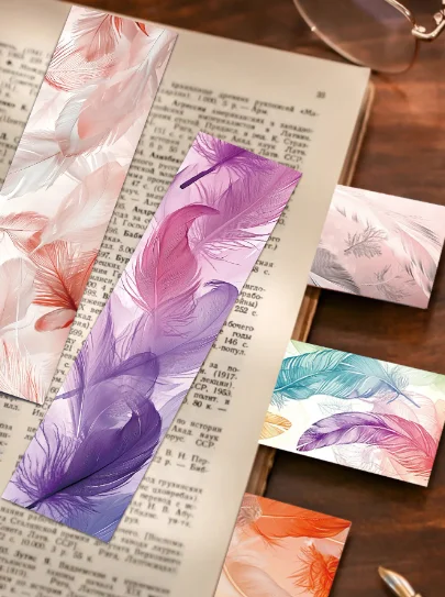 Минималистичные перфорированные закладки из 30 предметов подходящие для страниц