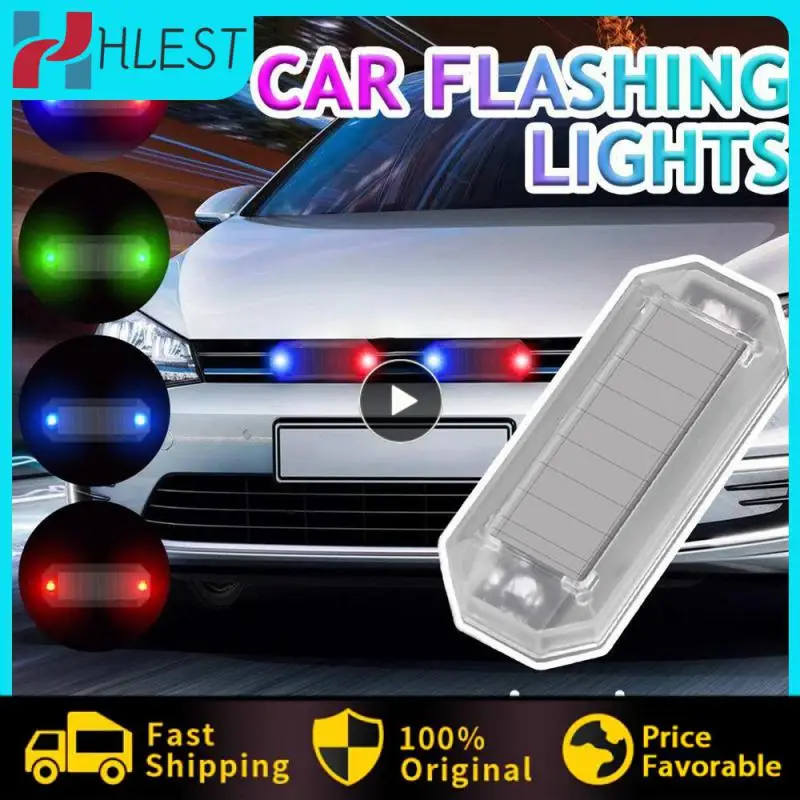 

Night Nocturnal Highlight Car Wiring-free Prompt Warning Light Waterproof Onboard Eye-catching Led Solar Energy Do Not Fall Off