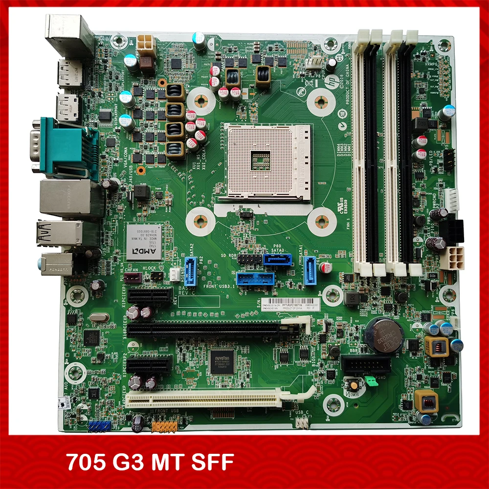 Desktop Motherboard For HP 705 G3 MT SFF 928795-001 854432-002 AM4 B350 AMD Perfect Test Good Quality