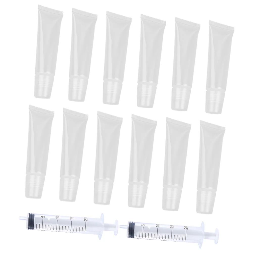 

Lip Tube Gloss Bottles Balm Refillable Empty Tubes Bottle Color Subpackaging Container Oil Eyelash Mini Containers Tint Clear