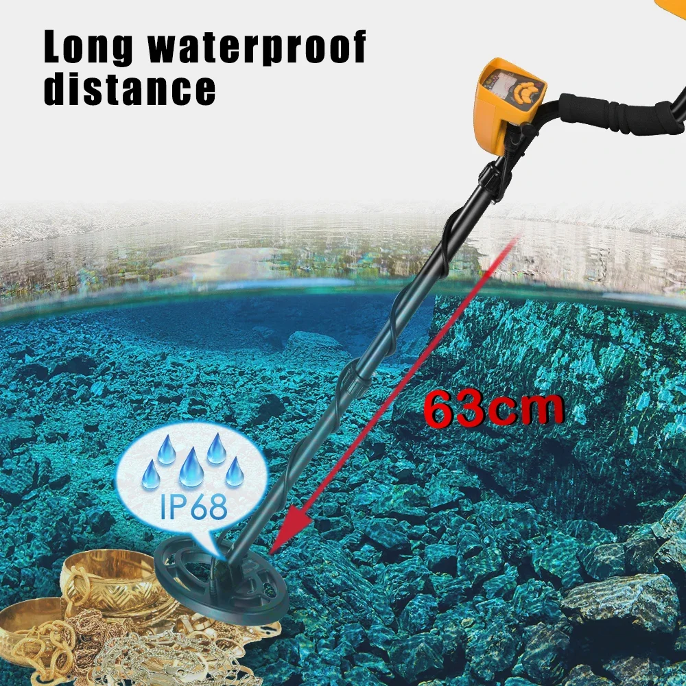 Профессиональный Металлоискатель Md-6250 С 3-мя Режимами Для Обнаружения Монет И