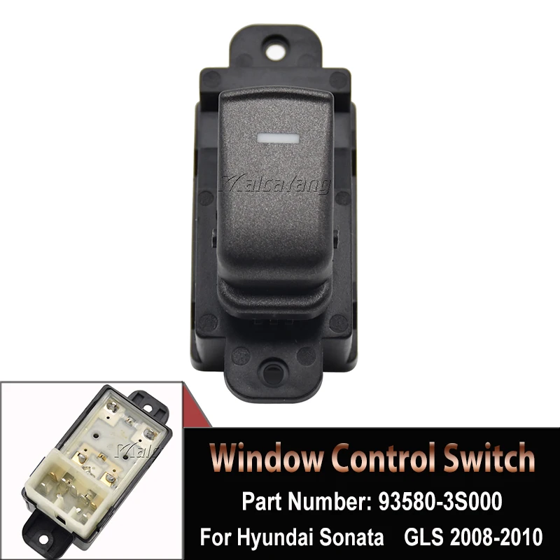 

New Rear Master Electric Power Window Switch Button For Hyundai Sonata 2011 2012 2013 2014 93580-3S000 93580-3K500 Car Styling