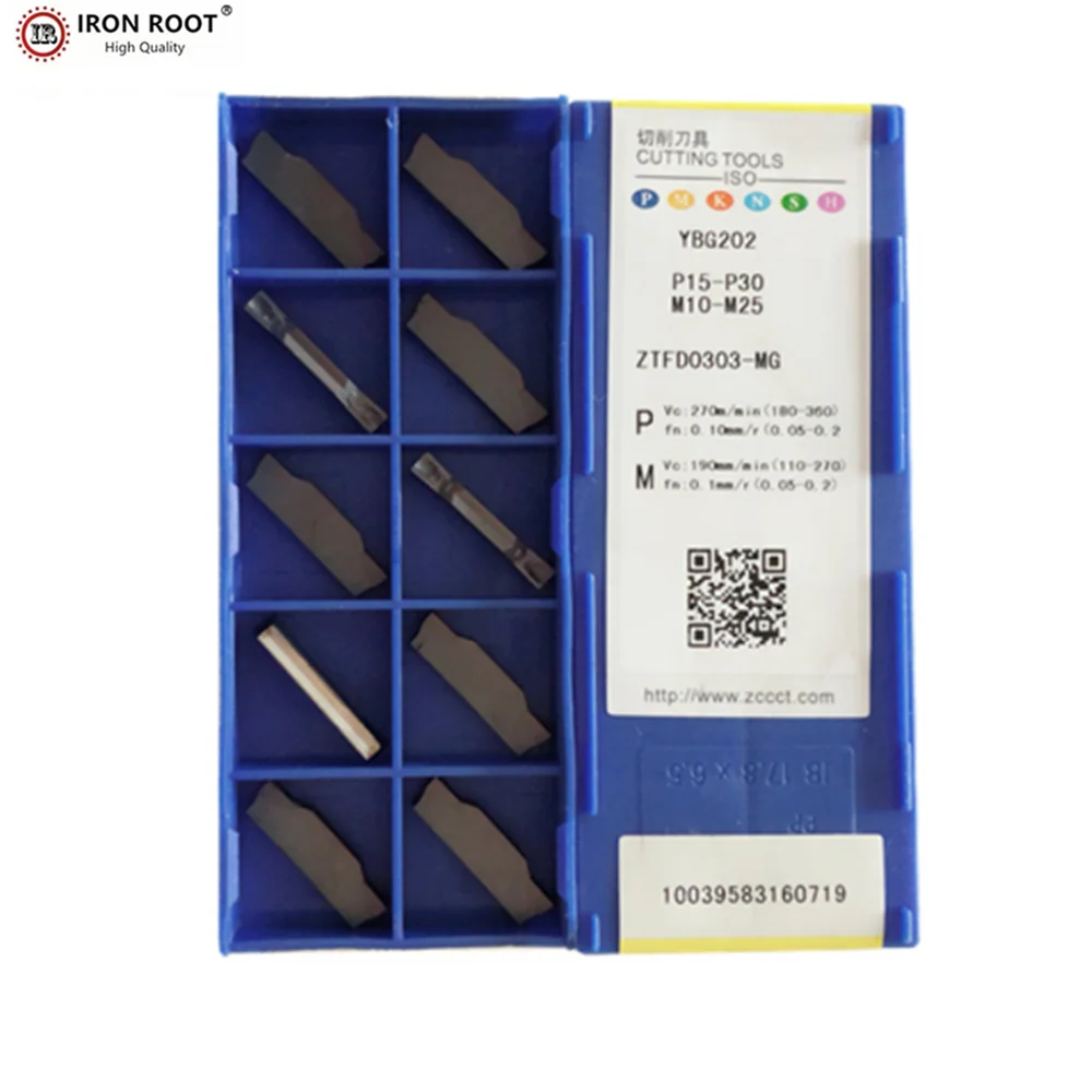 10 шт. .ZTED02503-MM YBG205 + 2P QEED1616R17 Твердосплавная канавочная пластина с ЧПУ