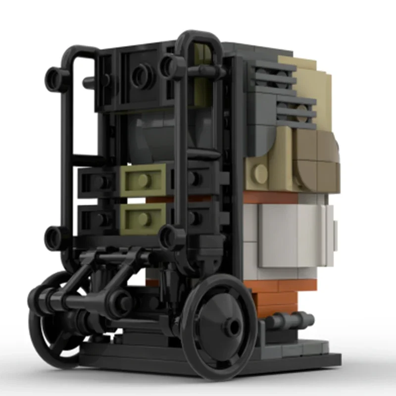 Фото Набор строительных блоков MOC «Ганнибал Лектер» Brickheadz, 207 деталей, праздничный подарок, креативное украшение для дома, модель для самостоятельной сборки для энтузиастов №3