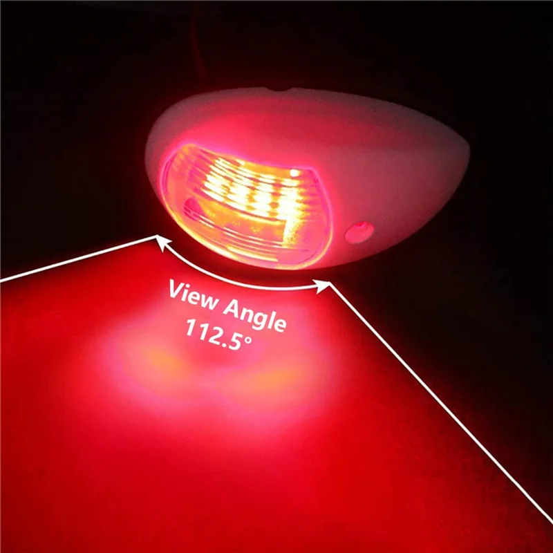 Навигационный фонарь Светодиодный боковой для лодки Сигнальная лампа