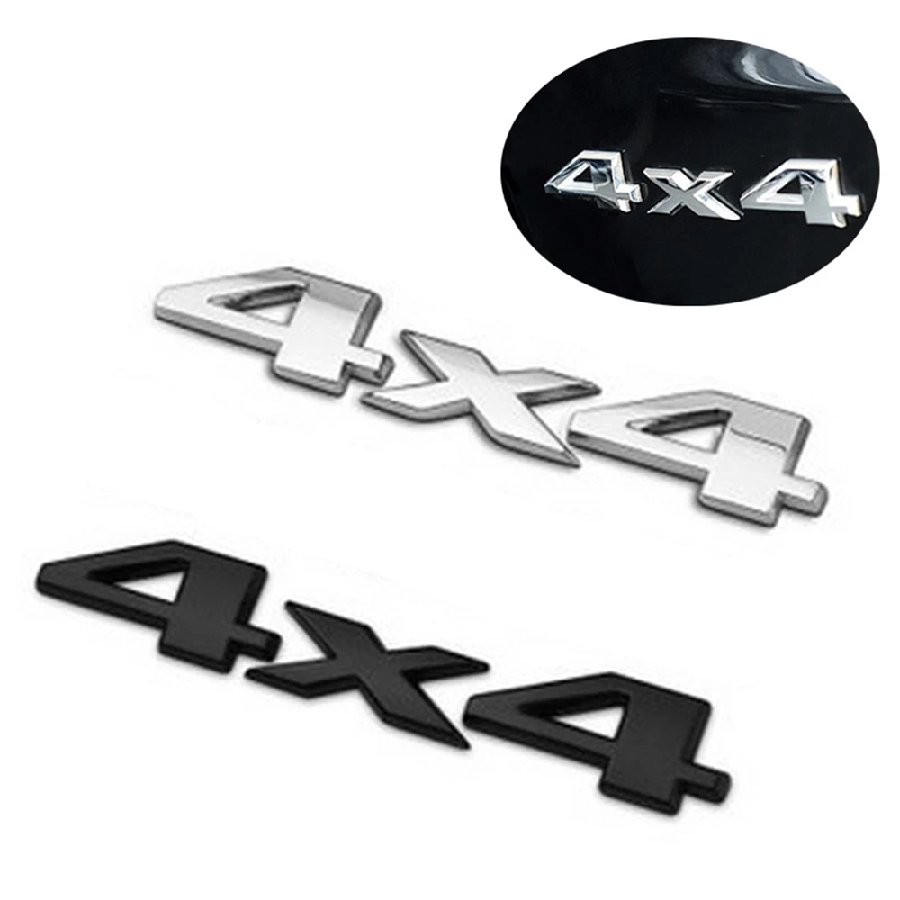 

3D 4x4 Four wheel drive Car sticker Emblem Badge Decals Car Styling Accessories Rear Decal 4X4 Off Road SUV 2022 Hot