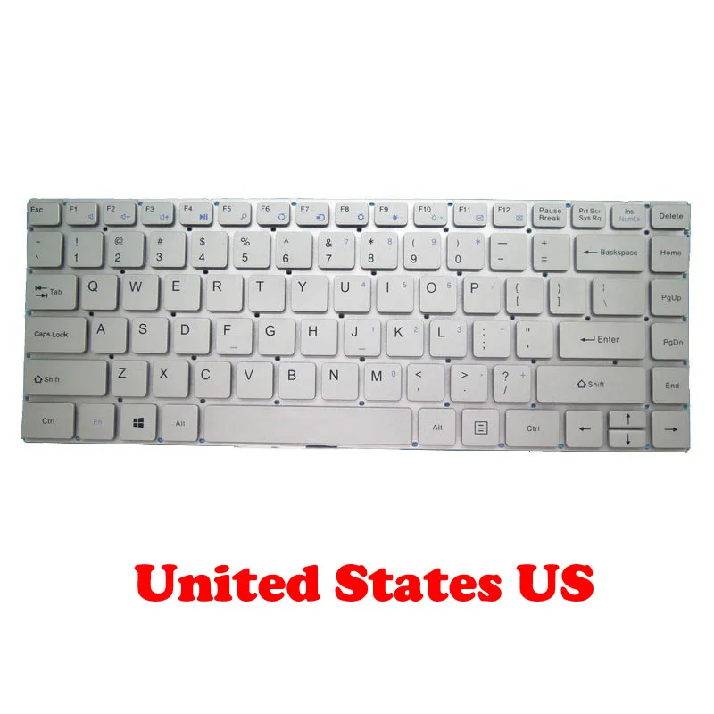 SW IT BE США Клавиатура для ноутбука Teclast F6 PRO Plus PRIDE-K3058 MB 2903003 YXT-NB93-79 PRIDE-K2605 МБ 2903009
