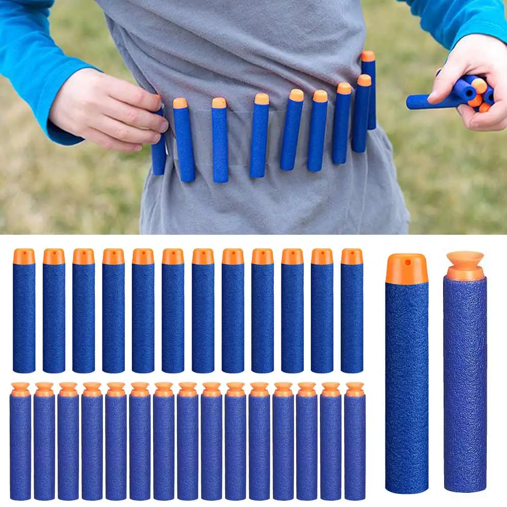 Пули мягкие из ЭВА для Nerf, пули с полым отверстием для детей, 100 шт., 7,2 см