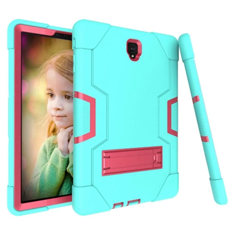 

For Samsung Galaxy Tab S4 10.5 SM-T830 T835 T837 Anti-drop Flat Case Tab S4 10.5 T830 Children's Shockproof Hybrid Silicone Case