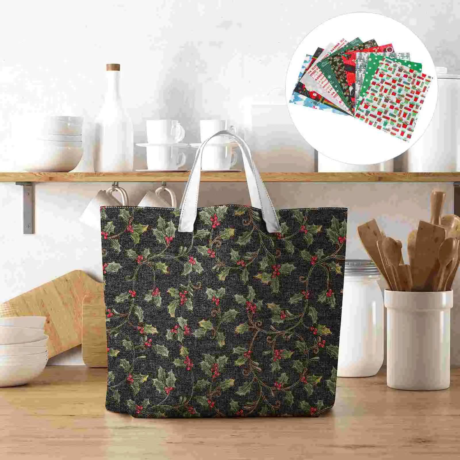 

20pcs Christmas Fabric Patchwork Sewing Patchwork Cloths for Sewing DIY Work