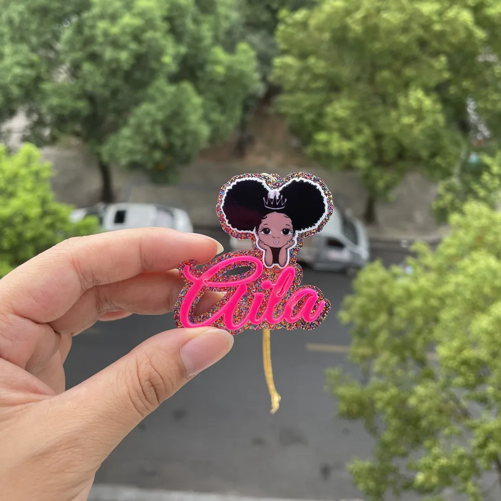 Милый детский кулон Lulu с персонажами мультфильмов на заказ ожерелье цветным