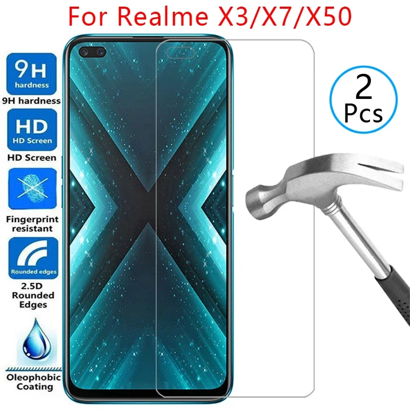Фото Защитное стекло 2glass для Realme X3 Superzoom, X7 Pro, X50, X50m 5G, X3, X7, X50, X3x, X7x №2