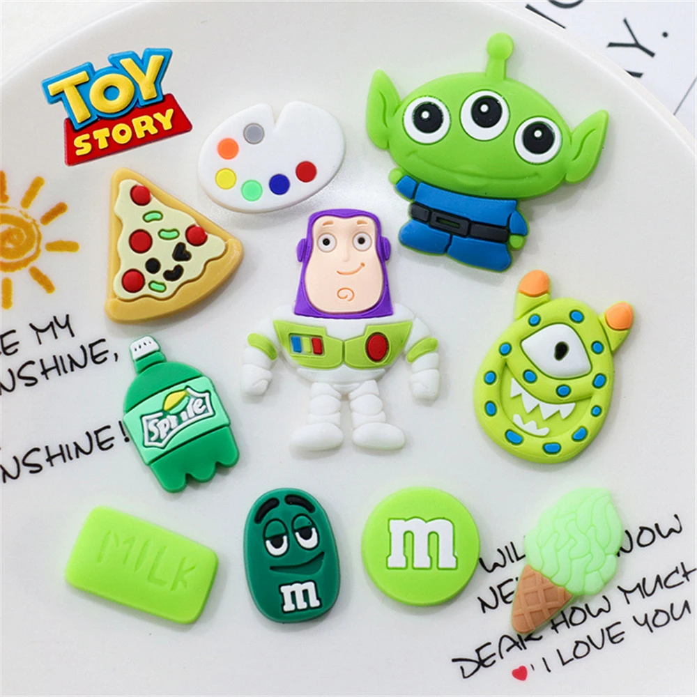 

Disney Cartoon Toy Story PVC Buzz Light Year Croc Charms Shoe Accessories DIY Children's Clogs Sandals Decorative Buckle