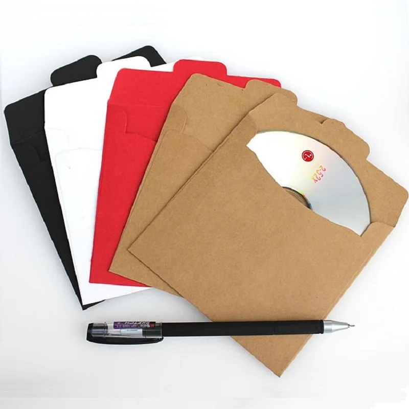12 5*12 5 см пустые стандартные бумажные сумки для CD дисков конверты свадебные