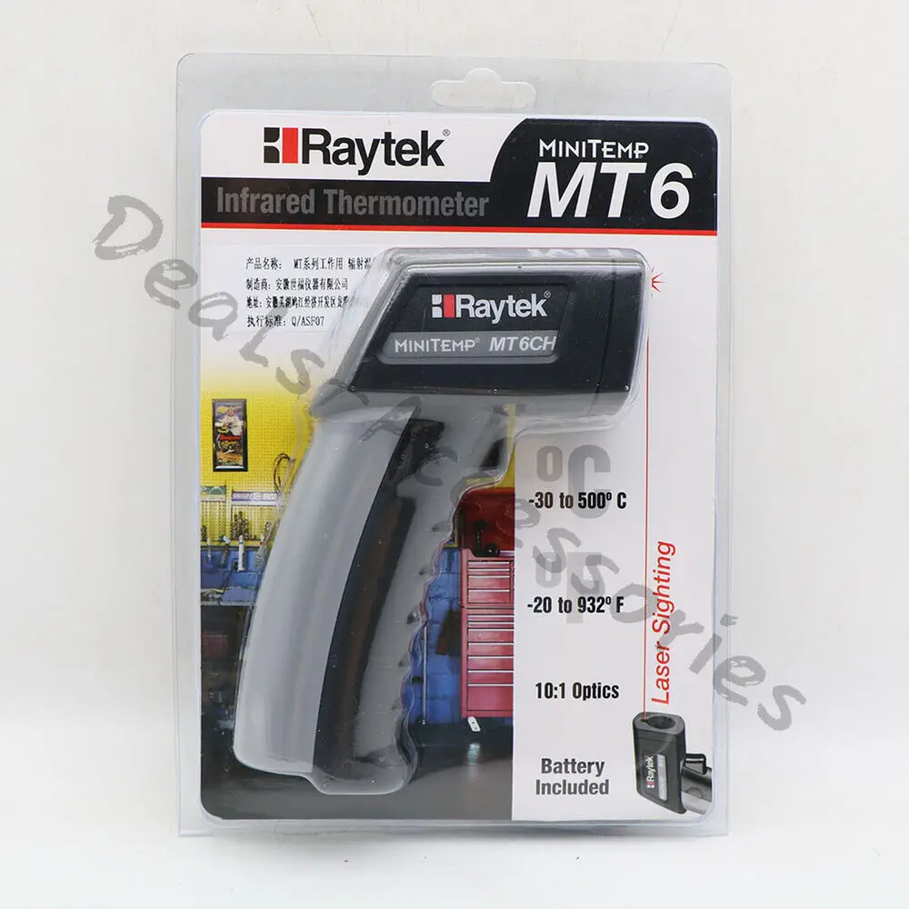

Инфракрасный мини-термометр Raytek MT6CH, лазерный инфракрасный пистолет (1 шт.)