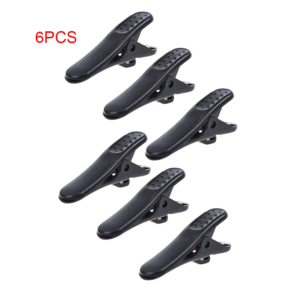 

6pcs/set Black Headphone Headset Cable Clip Earphone Microphone Holder Clips Accessories