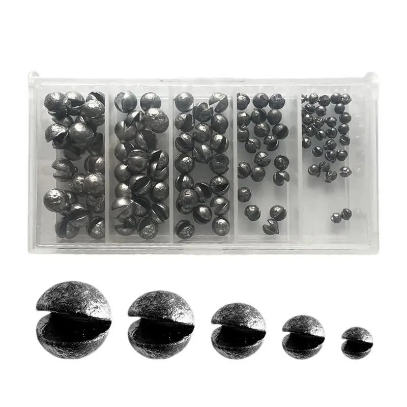 Рыболовные грузила регулируемые для ловли окуня 110 шт. 5 размеров