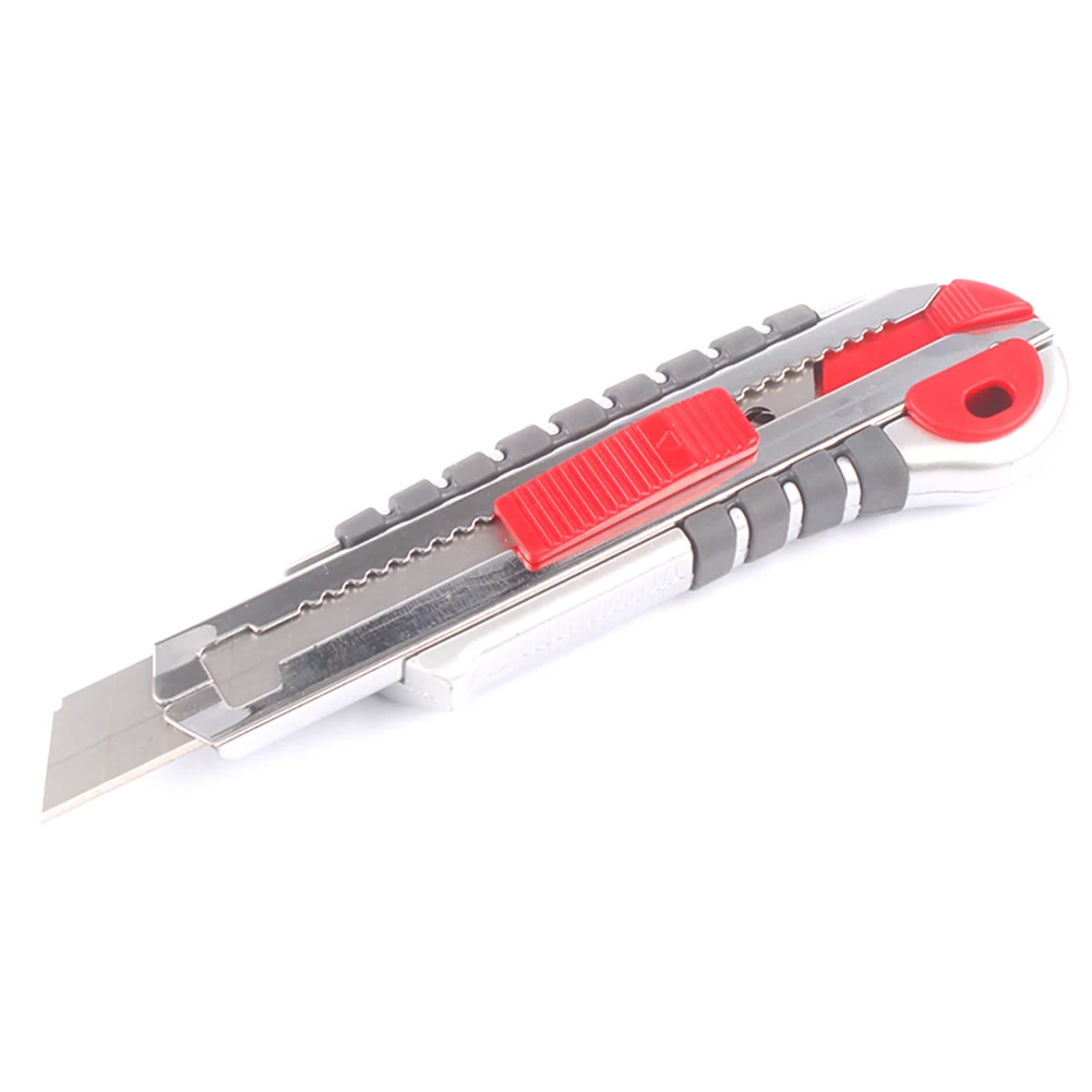 

Retractable Blade Cutter Pocket Utility Cutter Knife Razor Blade Plastic Shell Sharp Cutting Tool For Cutting Paper Cardboard