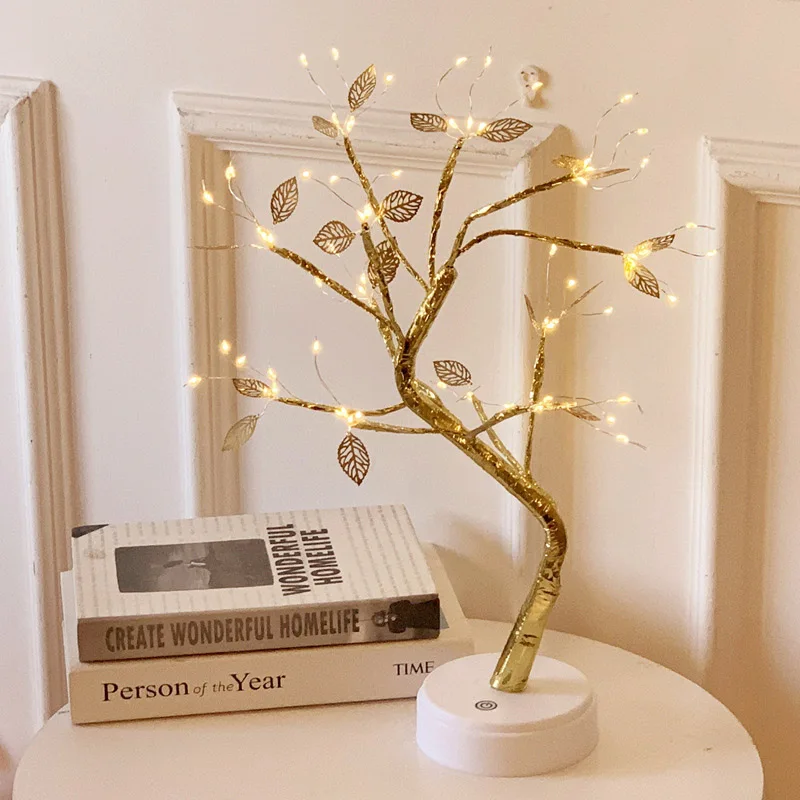 

36 LED Gold Leaf Light Home Decor Love Mom Wife Mother's Day Gifts DIY
