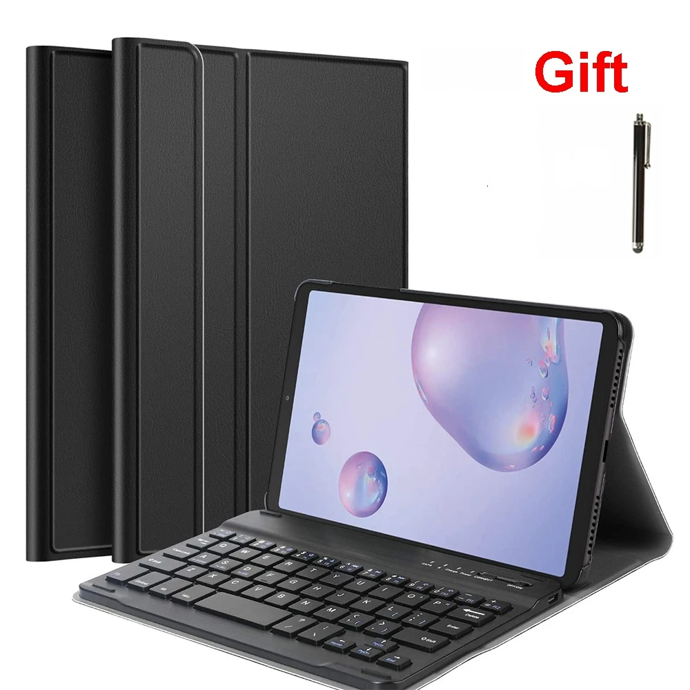 

Magnet Keyboard Case For Huawei M5 lite 10.1 T5 M6 10.8 MatePad 10.4 Pu Leather Cover+Removable Bluetooth Keyboard Honor V6 10.4