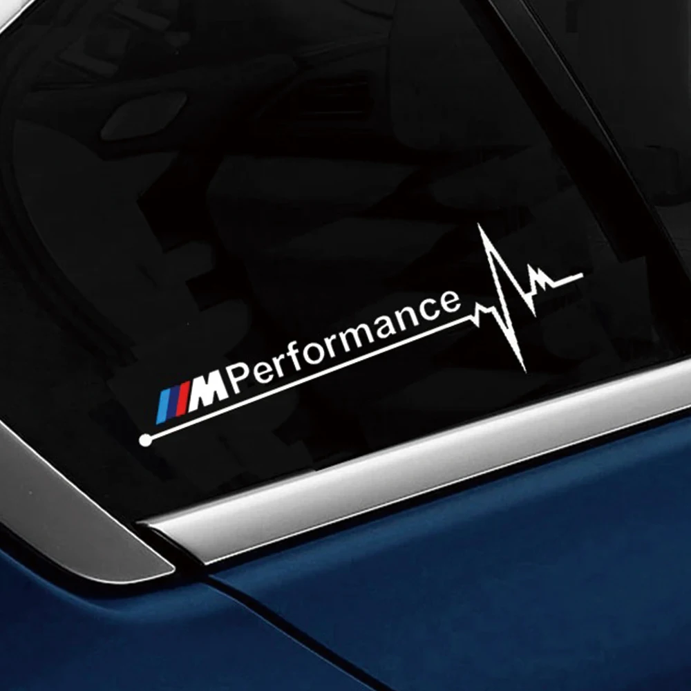 2 шт. наклейка на кузов автомобиля для BMW M Performance X1 X3 X5 X6 M3 M5 M6 E28 E30 E36 E46 F84 F87 F10 F20 F30 G01