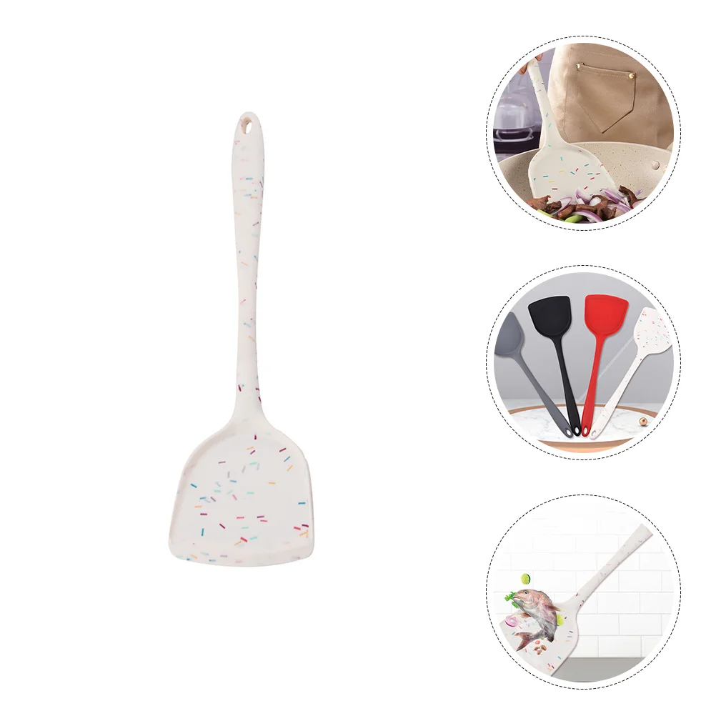 

Silicone Spatula Cooking Non-stick Pan Spatulas All Inclusive Nonstick Cookware Silica Gel Kitchen Use