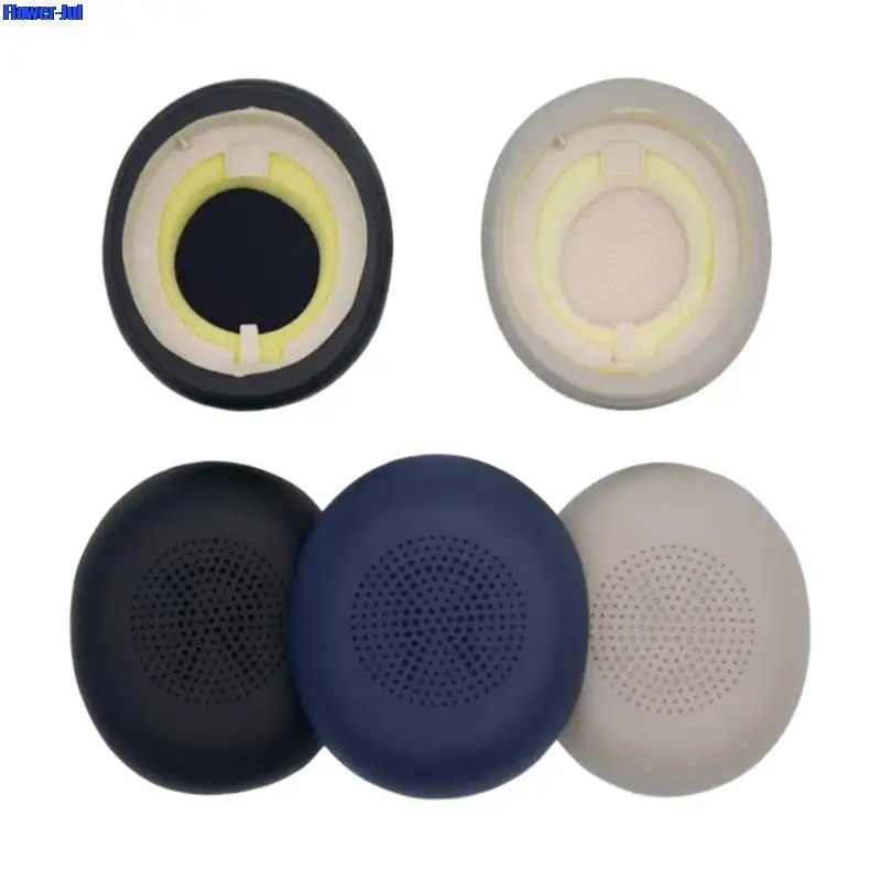 

2PCS Leather Ear Pads for jabra ELITE 45H Evolve2 65 Earphone Cushion Pads