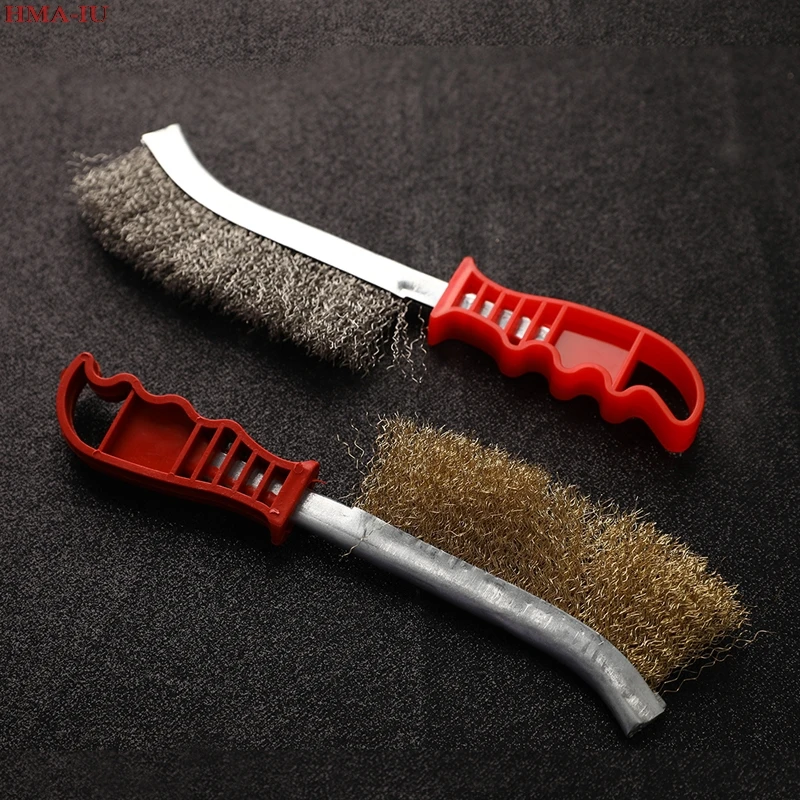 

Grill Cleaner BBQ Grill Steel Wire Brush Cleaning Tools Grills Picnics Barbecue