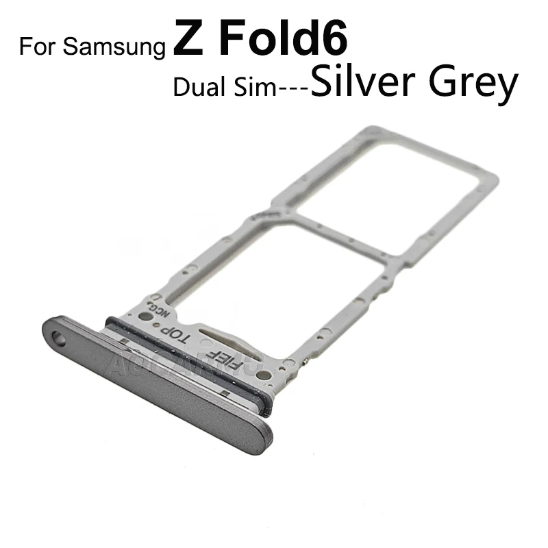 Aocarmo одиночный и двойной держатель лотка для SIM-карты запасные части Samsung Galaxy Z Fold 6
