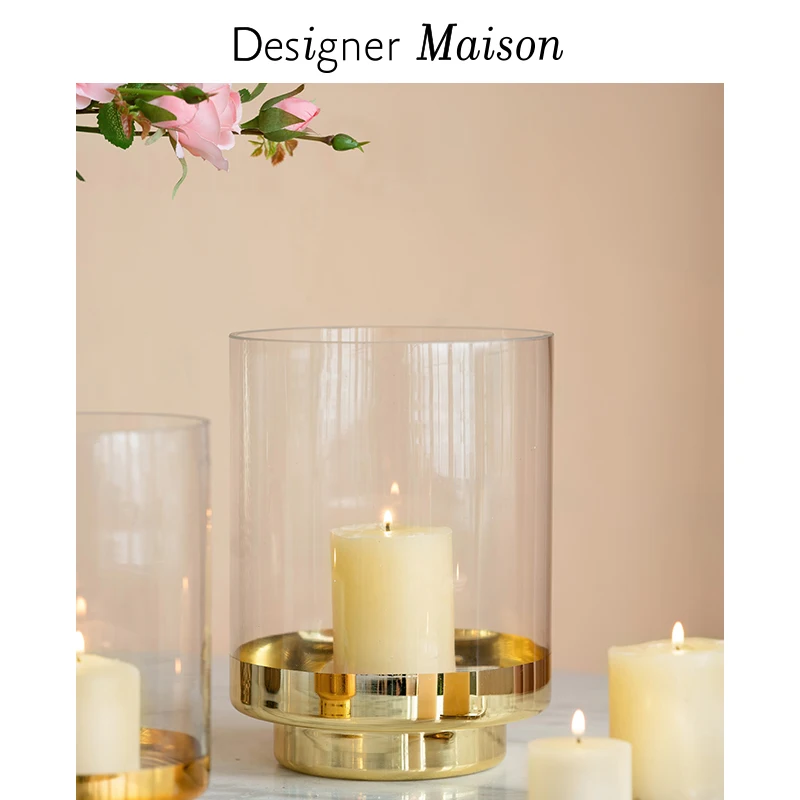 

Luxury Candle Holders Elegant Simple Decor Table Wedding Decoration Table Decoracion Hogar Moderno Candle Holders BG50CH