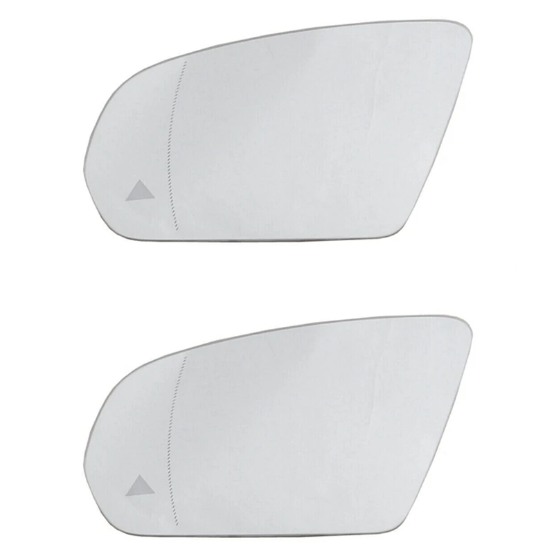 

2X Left Side Wing Rearview Mirror Glass Blind Spot Heated For Benz C,E,S,GLC Class W205 W222 W213 X253 2013-2021