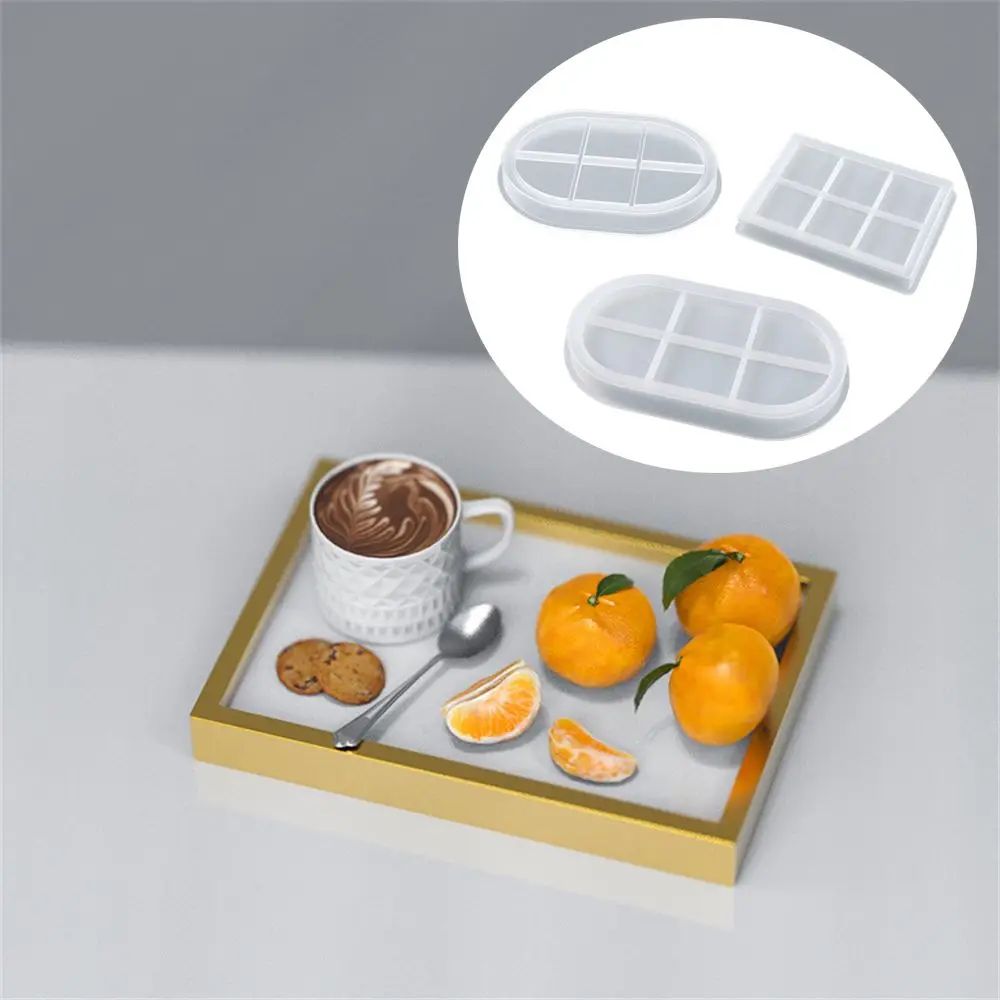 

Home Bracket Base DIY Storage Organizer Casting Epoxy Resin Mold Silicone Mold Oval Rectangle Mold