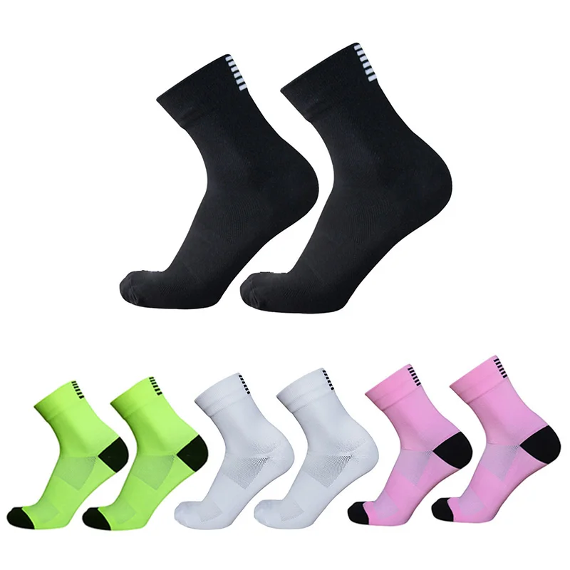 

Cycling Socks Back Stripes Men and Women Professional Competition Bike Racing Socks Outdoor Sports Socks Calcetines Ciclismo