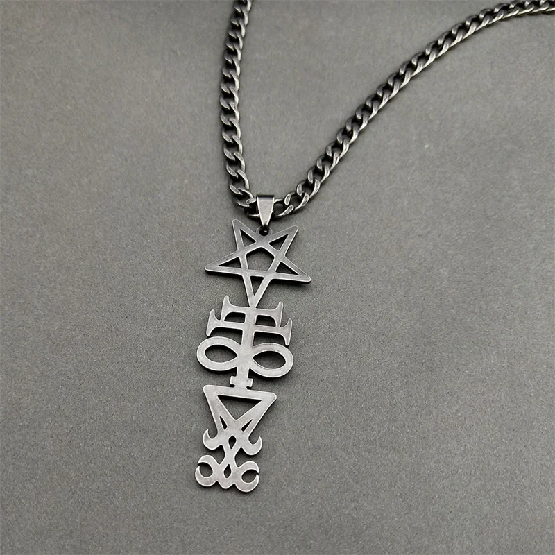 Женское/Мужское ожерелье из нержавеющей стали с подвеской-крестом