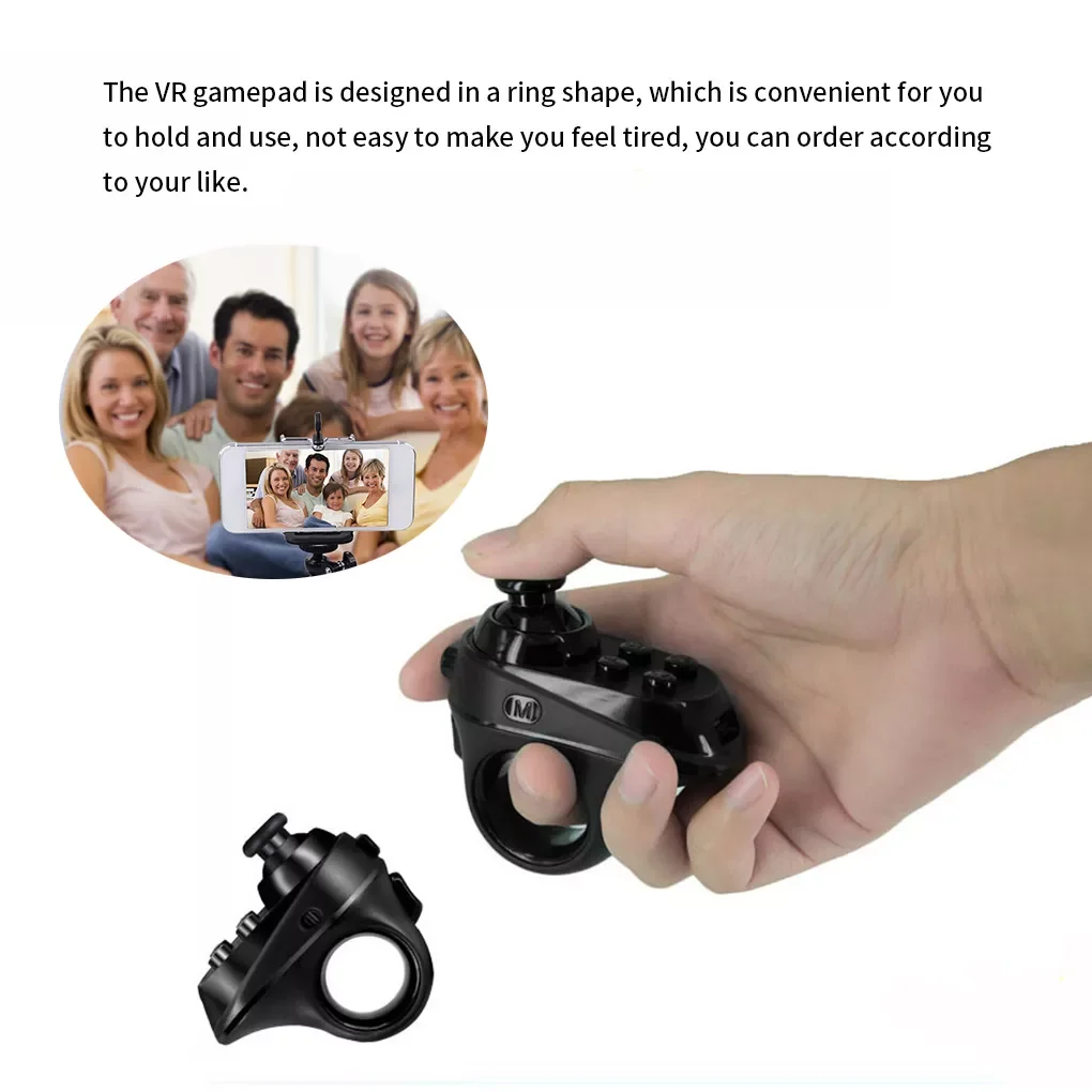 

NEW Bluetooth-compatible 4.0 VR Controller Wireless Gamepad Joystick Gaming Remote Control for lOS and Android Smartphone