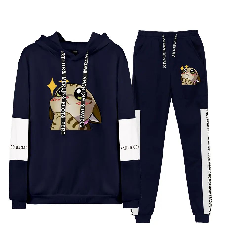 

Ichibadass 2022 пуловер унисекс Harajuku спортивный костюм пуловеры комплект из 2 частей толстовка Свитшот