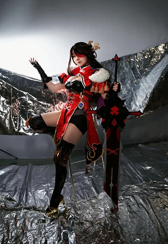 Genshin Impact оружие для косплея реквизит модель волчьего горца Хэллоуин костюмы