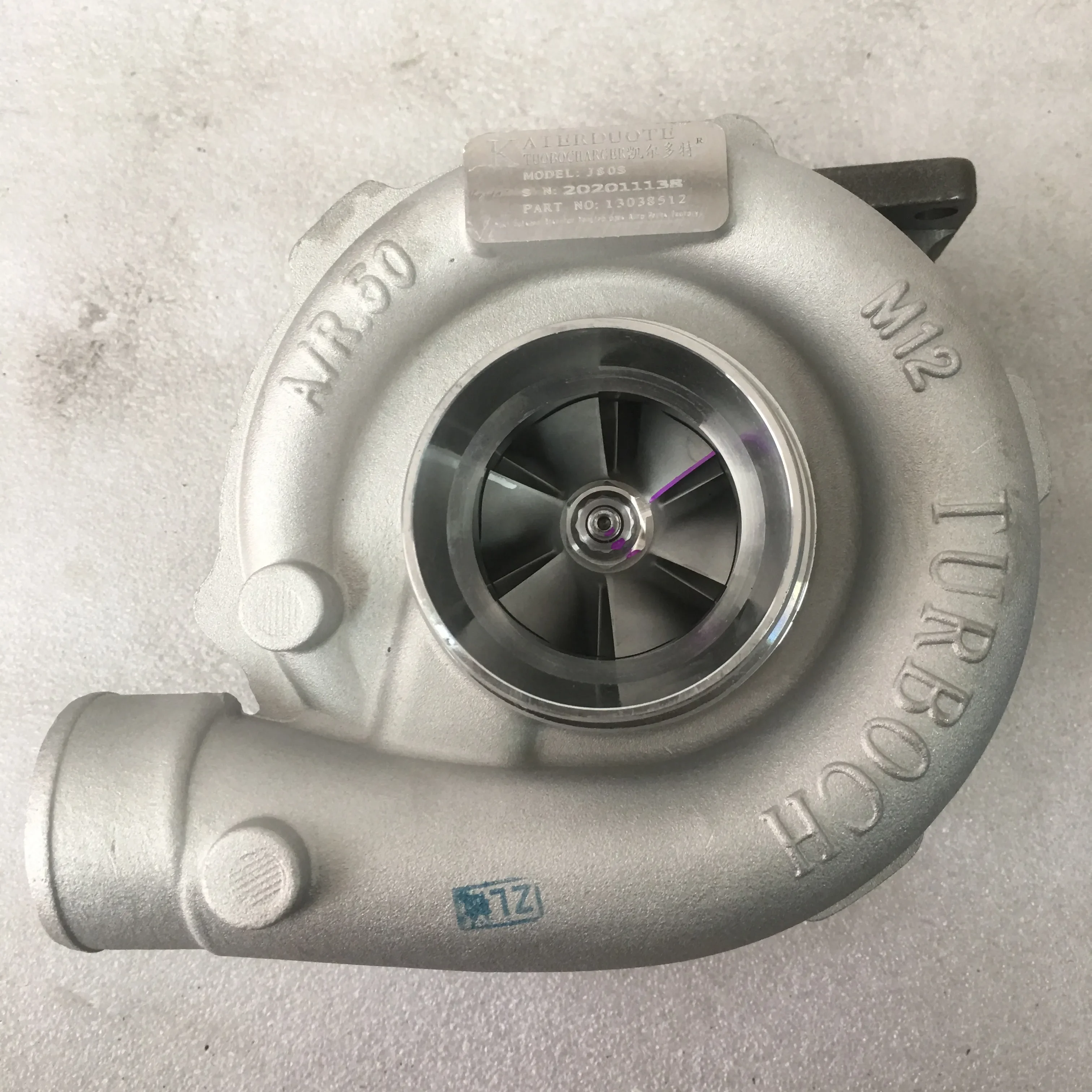 

J80S Turbocharger 13032478 13038512 13060566 12270137 13052632 For Wheel Loader WEICHAI TBD226B Engine