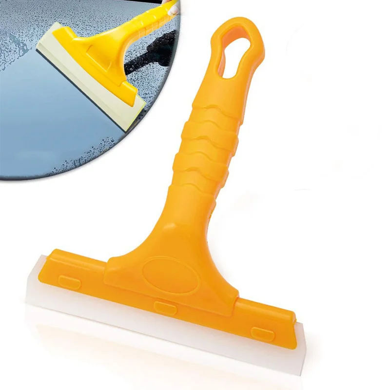 

1PC Multi-function Car Silicone Water Wiper Scraper Soft Spatula Car Window Glass Home Floor Cleaning Car Cleaning Accessories