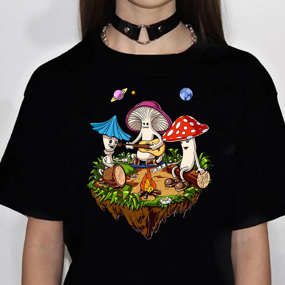 

Волшебные грибы, инопланетянин, психоделическая фотография, дизайнерский Y2K, топ для девушек, комикс, японская одежда y2k