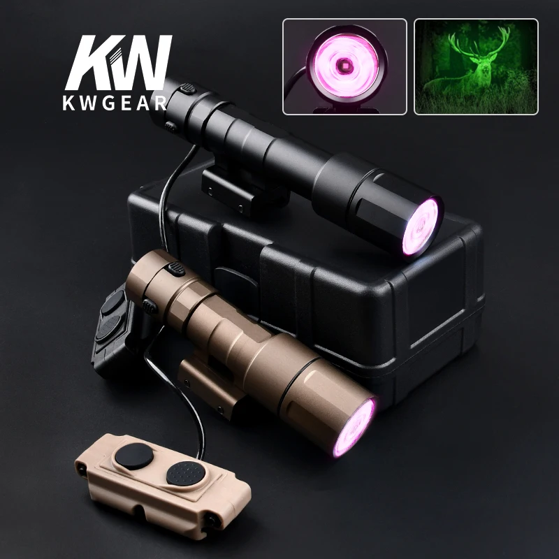 

WADSN Tactical Full Size Rein 2.0 Flashlight Infrared R Led Weapon Scout Light Night Vision Sight Hunting Airsoft Accessories