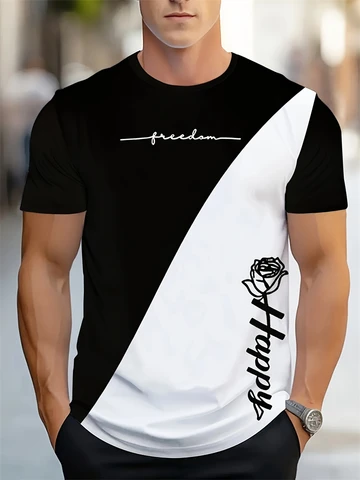 Мужская летняя футболка из полиэстера