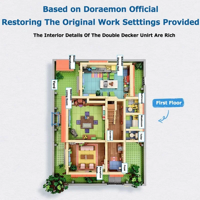 Блочный конструктор Keeppley Doraemon Nobi Nobita