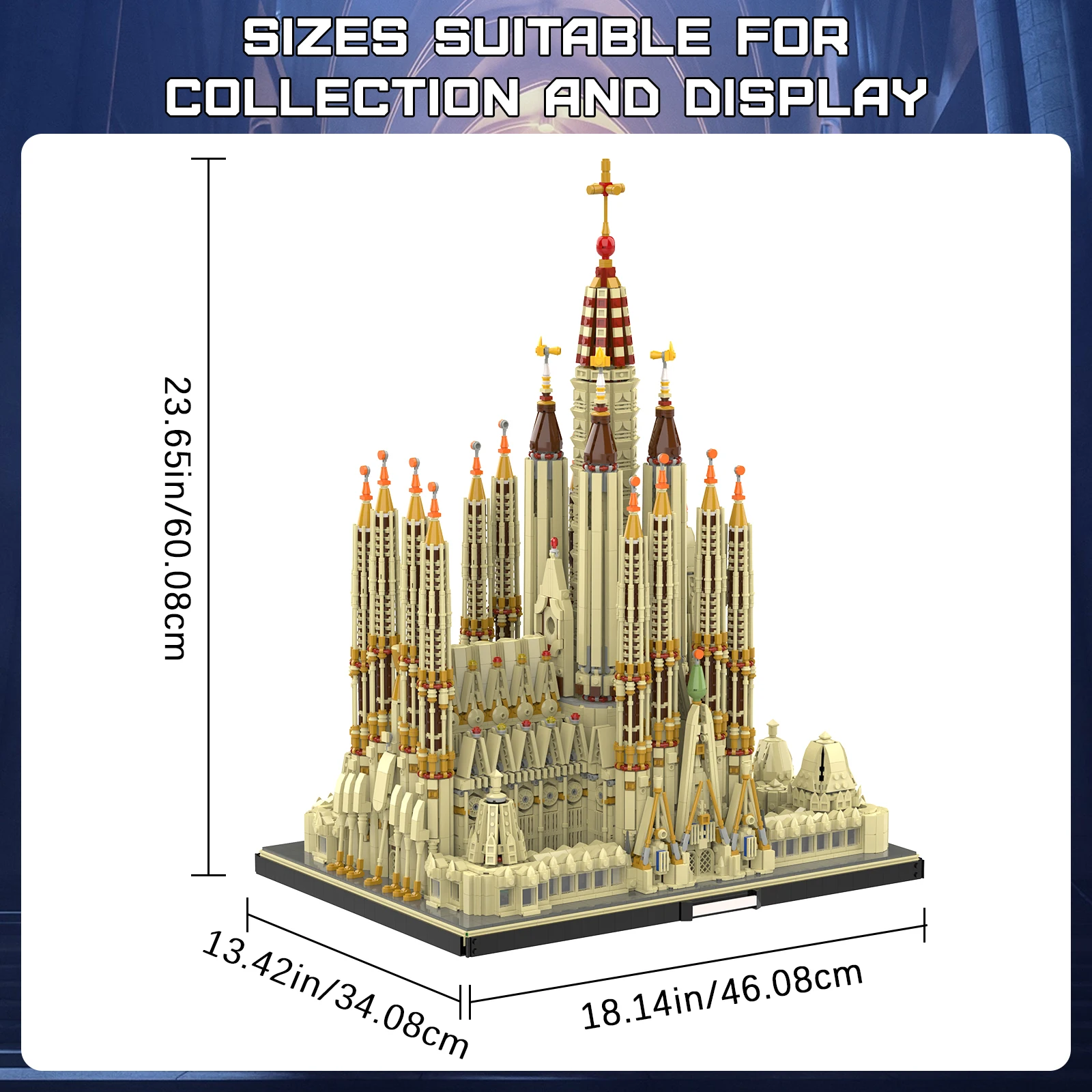 10049 шт. Детский конструктор Sagrada семейство