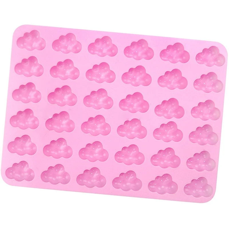 Силиконовая форма в форме облака с 36 ячейками для изготовления шоколадных свечей