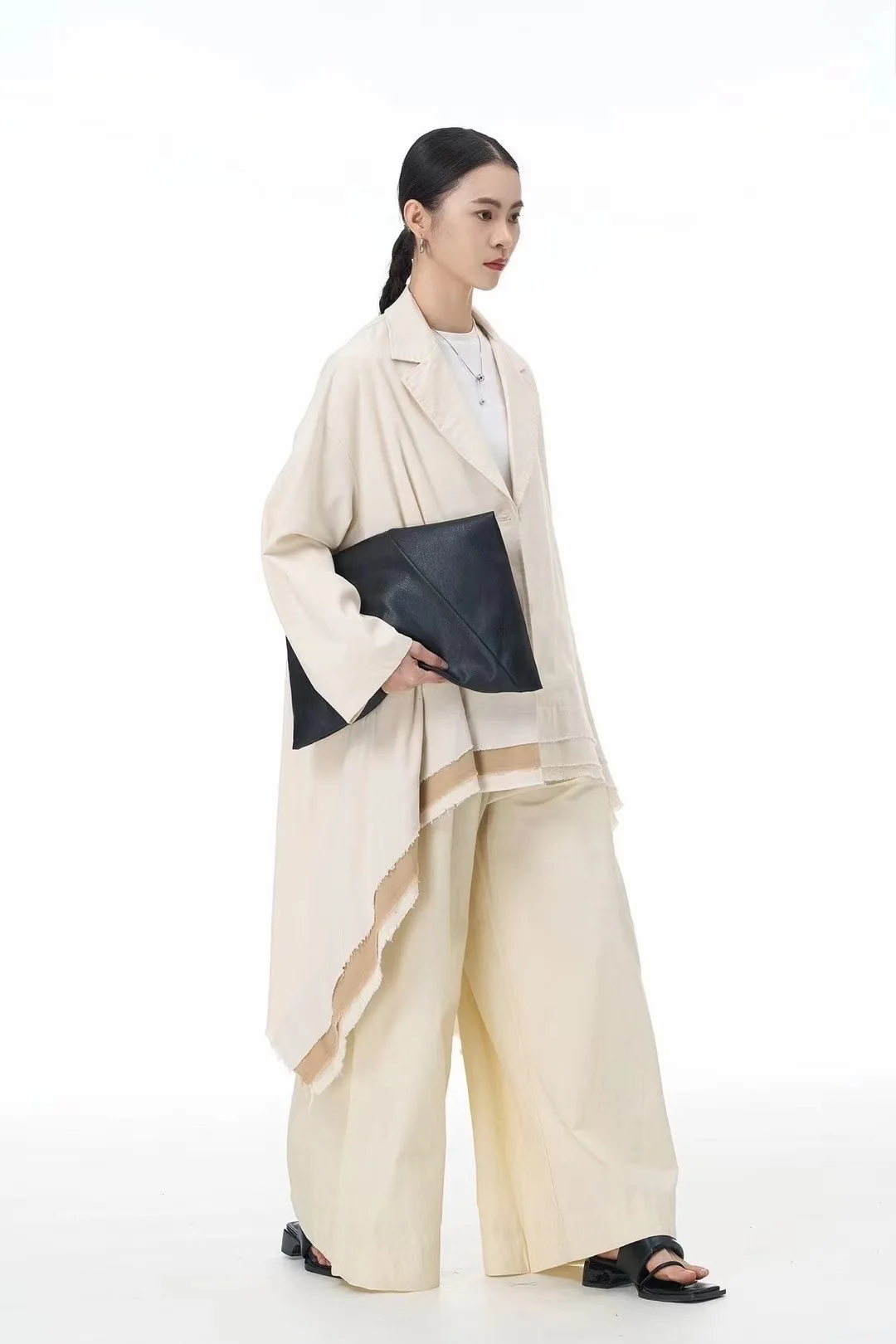 SuperAen европейский и американский стиль весна 2024 новые джинсовые рубашки с